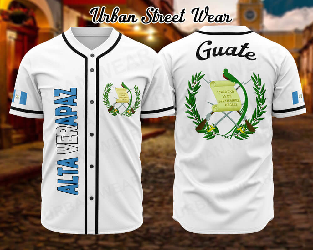 Guatemala State Baseball Jersey