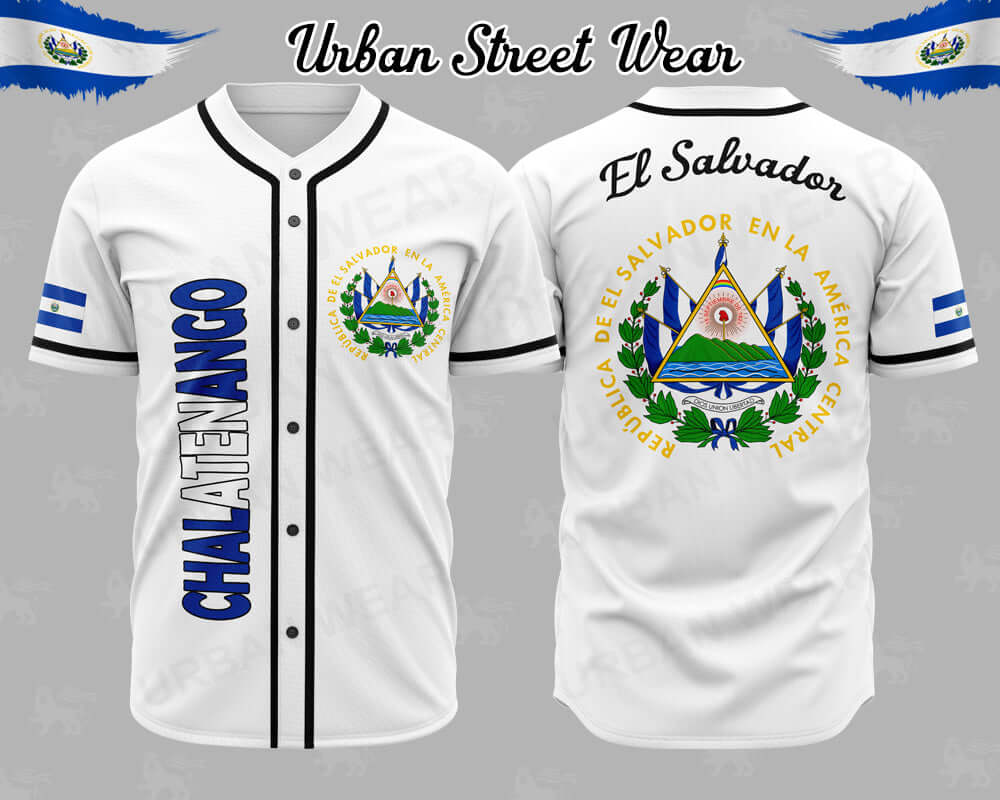 El Salvador State Baseball Jersey