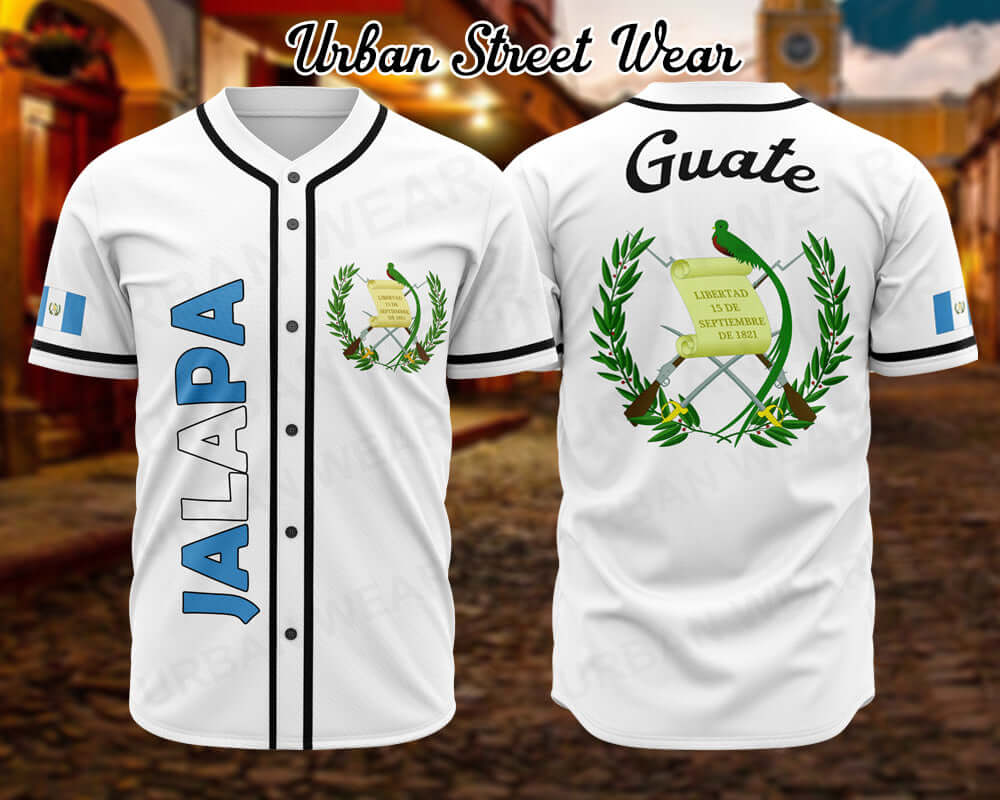 Guatemala State Baseball Jersey