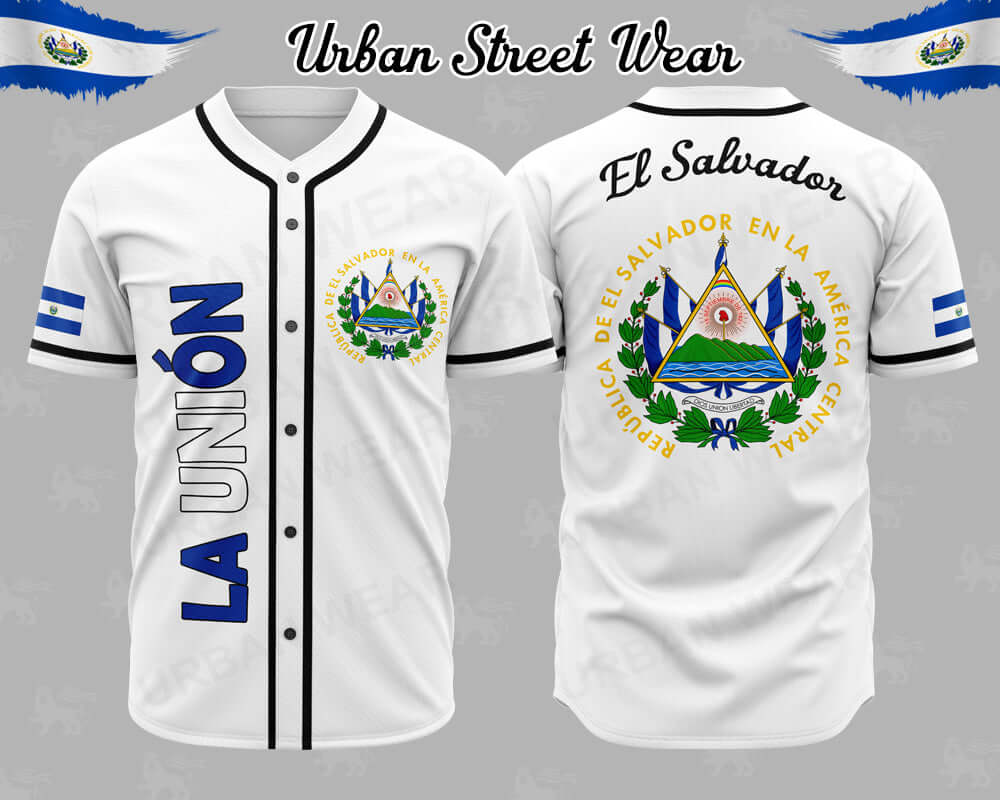 El Salvador State Baseball Jersey