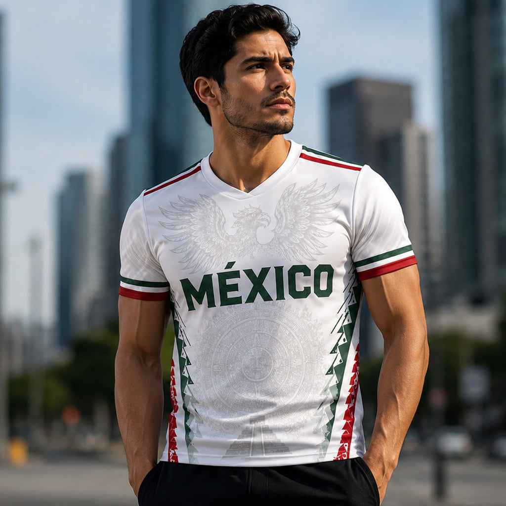 Mexico White design Unisex Jersey