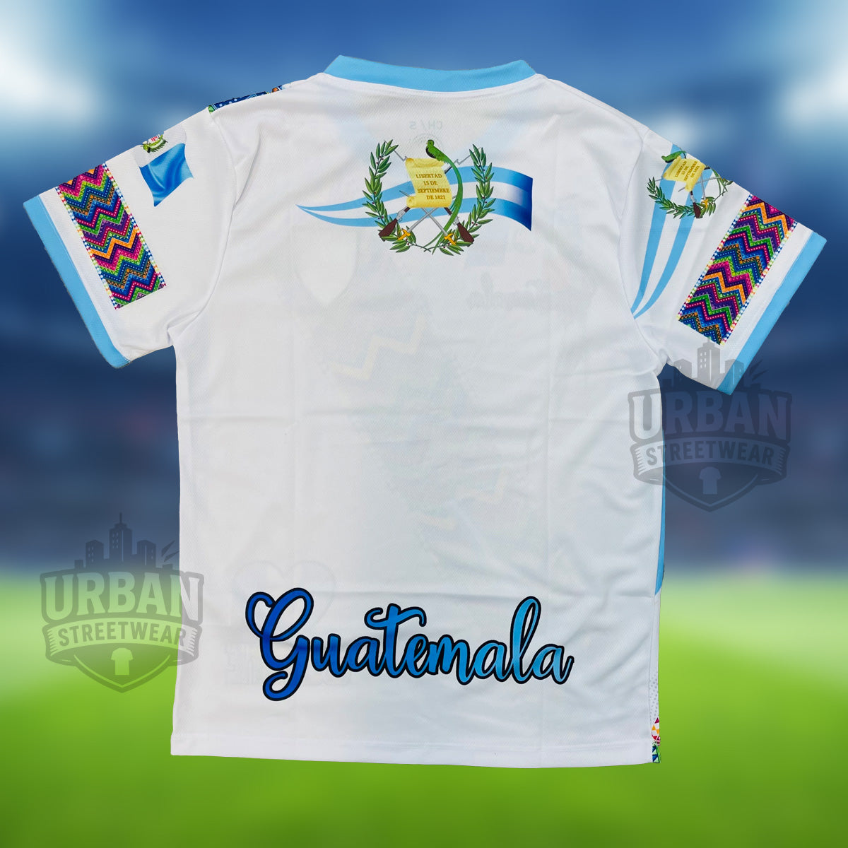 Guatemala White Soccer Jersey, Guatemala, Guate , Unisex, Soccer Jersey