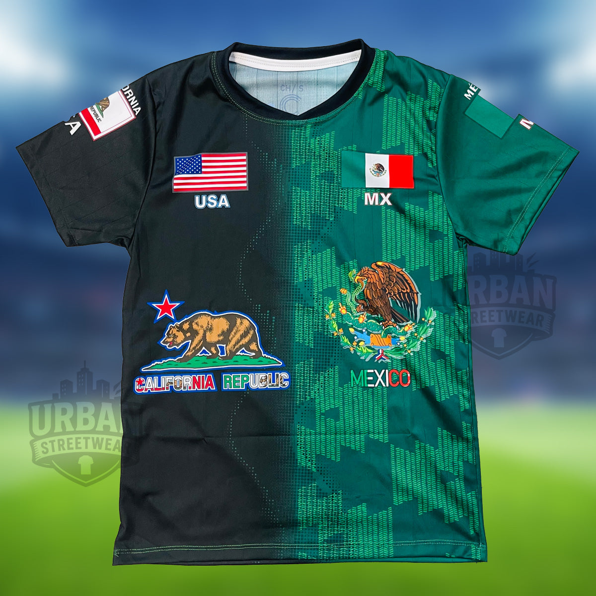 Mexico California Soccer Jersey, California, Mexico, Unisex, Soccer Jersey