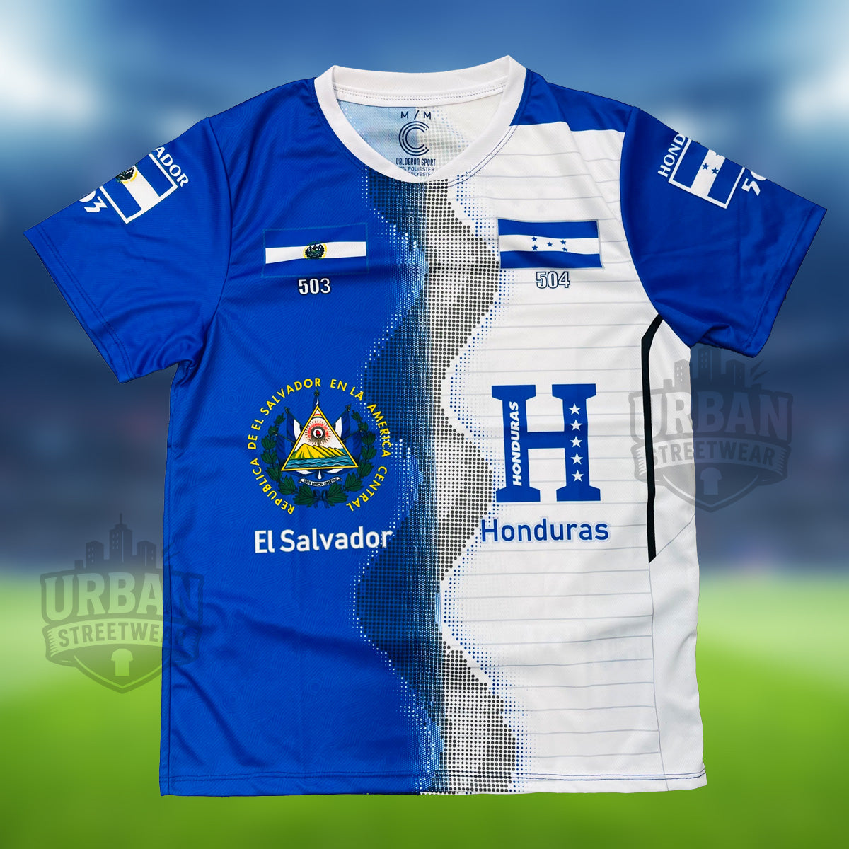 Honduras El Salvador Soccer Jersey, El Salvador, Honduras, Unisex, Soccer Jersey