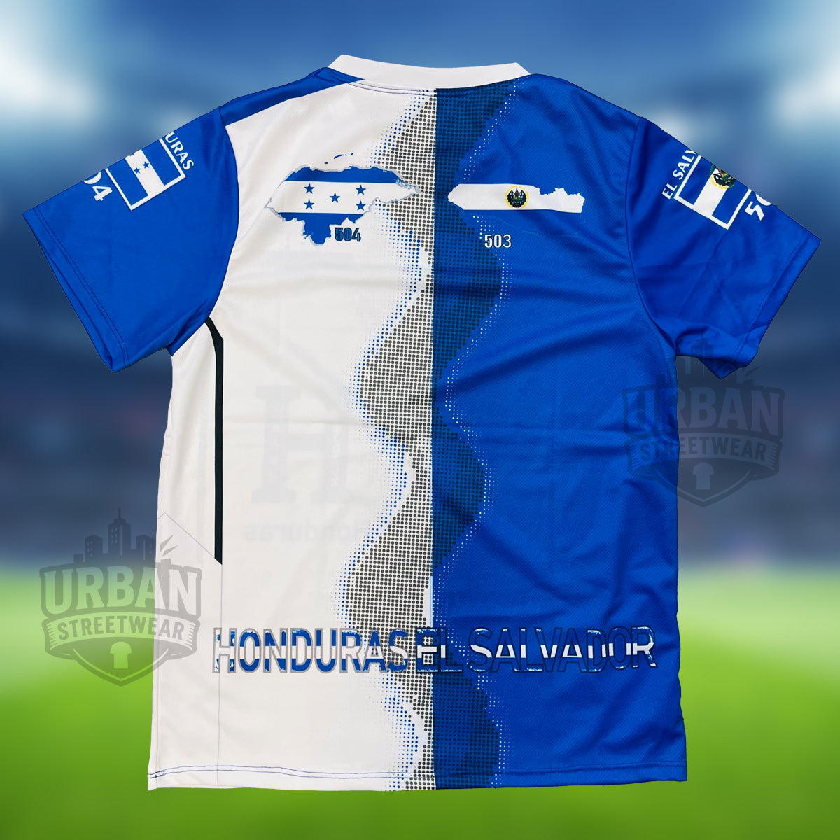 Honduras El Salvador Soccer Jersey, El Salvador, Honduras, Unisex, Soccer Jersey
