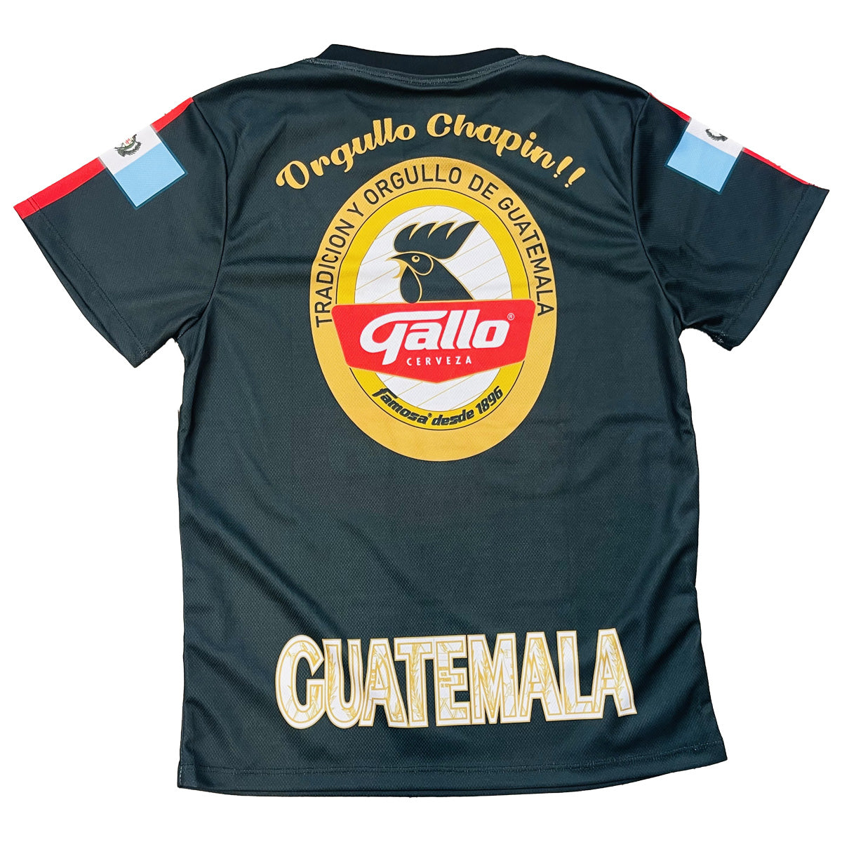 Guatemala Gallo Soccer Black Jersey, Guatemala, Guate , Unisex, Soccer Jersey