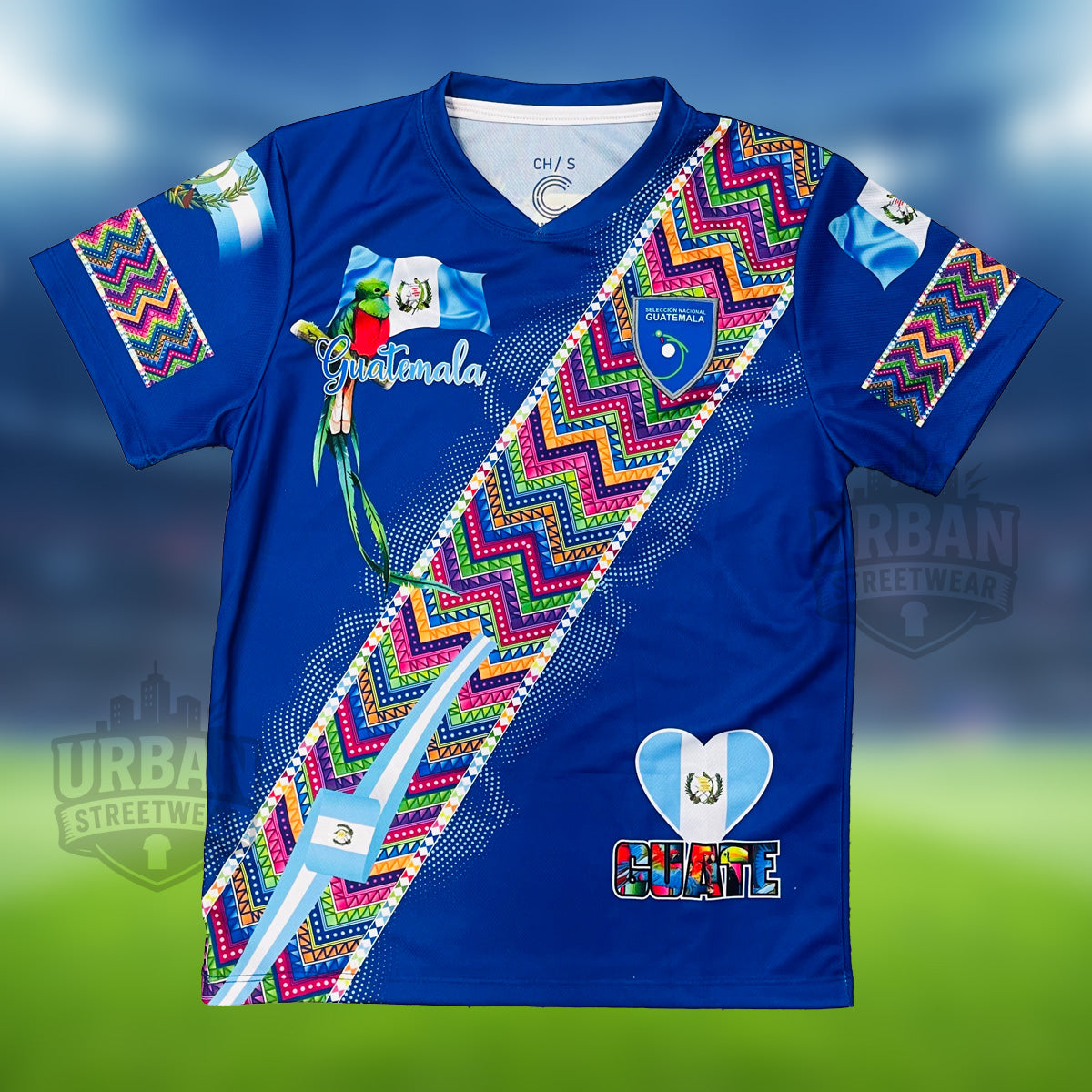 Guatemala Blue Design Soccer Jersey, Guatemala, Guate , Unisex, Soccer Jersey