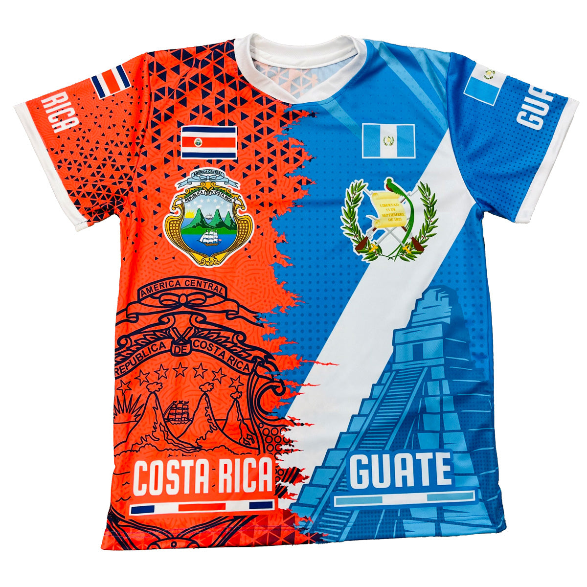 Guatemala Costa Rica Unisex Soccer Jersey
