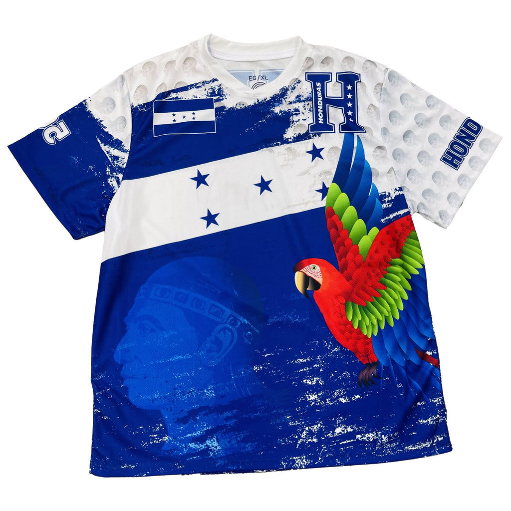 Honduras Bird Design Soccer Jersey, Honduran, Honduras Jersey, Unisex, Soccer Jersey