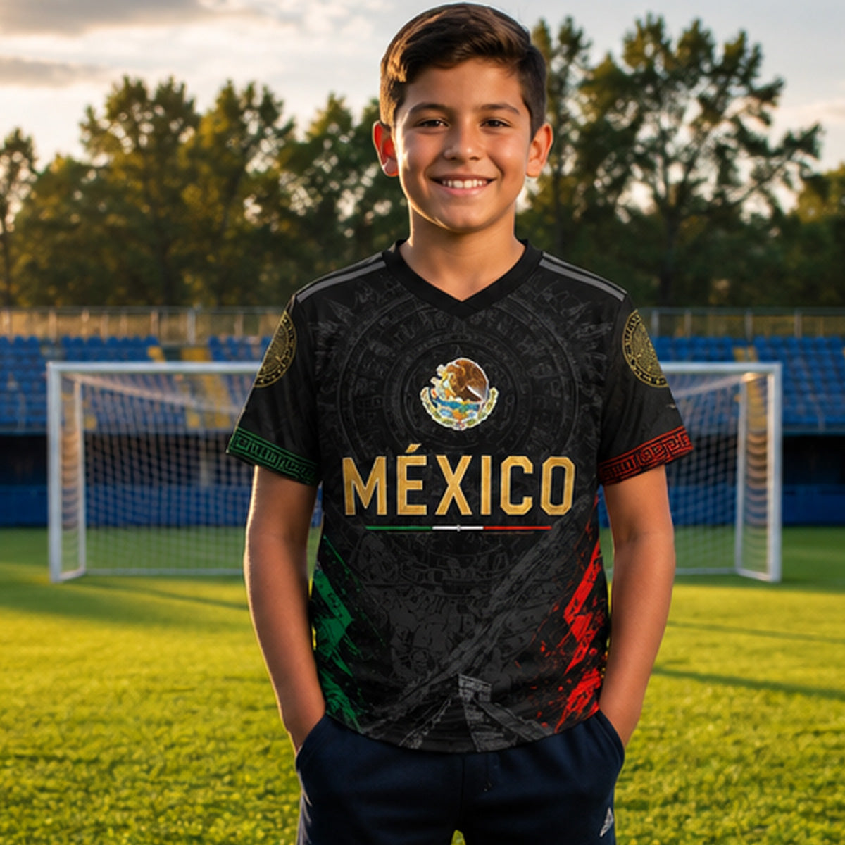 Mexico Black design Unisex Jersey