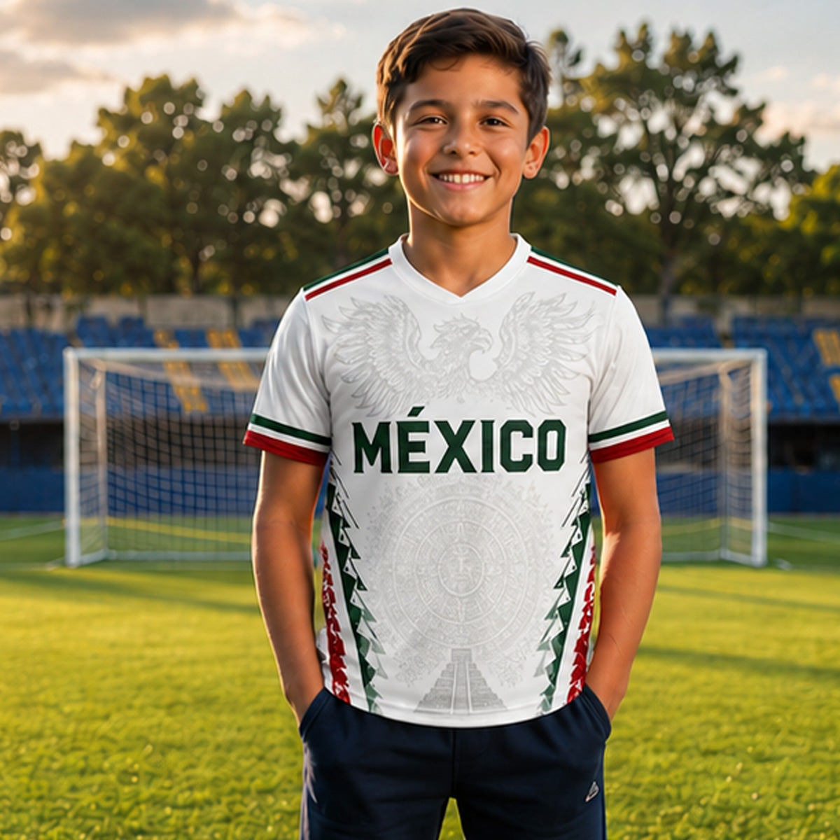Mexico White design Unisex Jersey