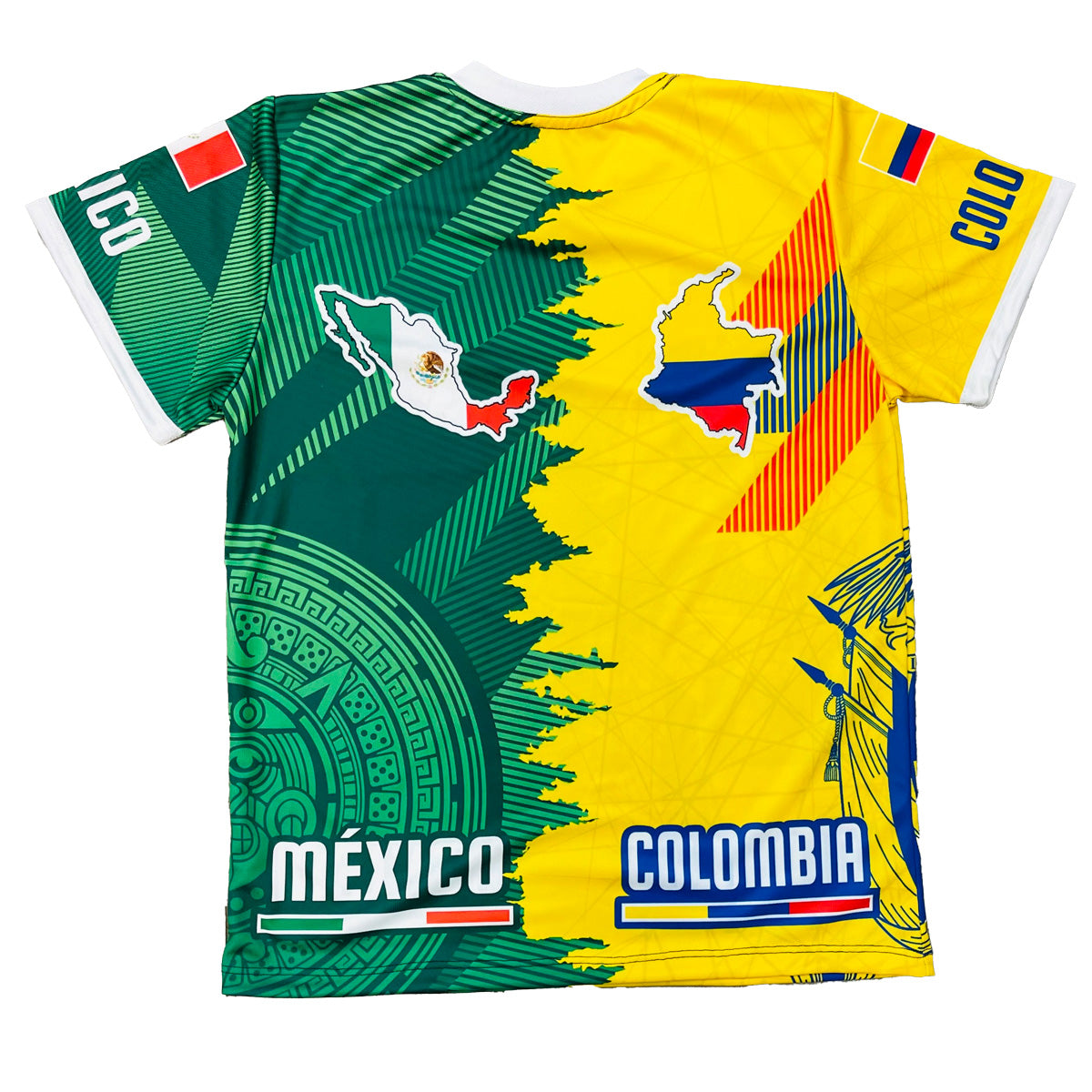 Mexico Colombia Unisex Soccer Jersey