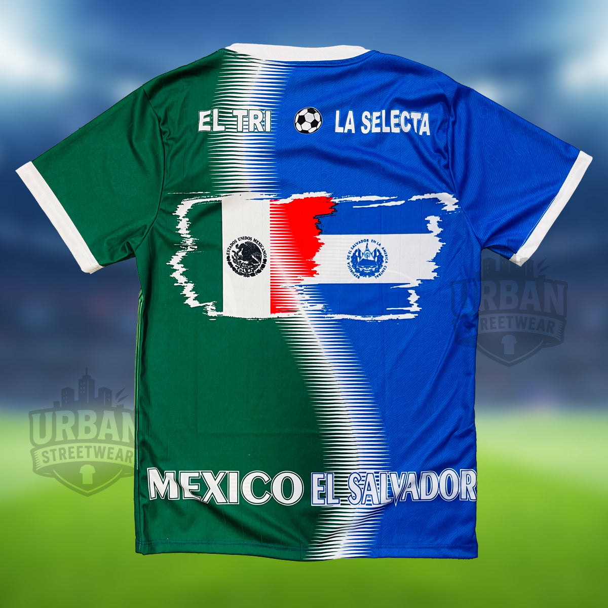 EL Salvador Mexico Soccer Jersey, El Salvador, Mexico, Unisex, Soccer Jersey