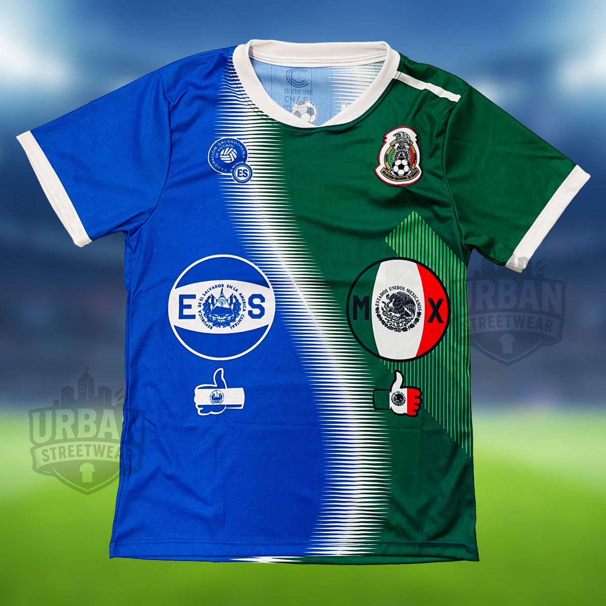EL Salvador Mexico Soccer Jersey, El Salvador, Mexico, Unisex, Soccer Jersey